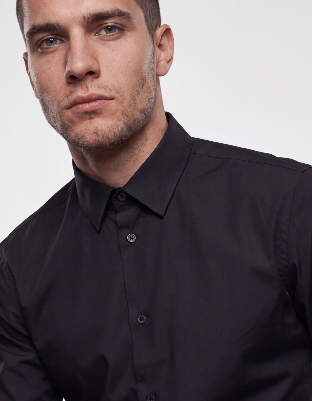 Basic Hemd Schwarz SHOEBY MEN