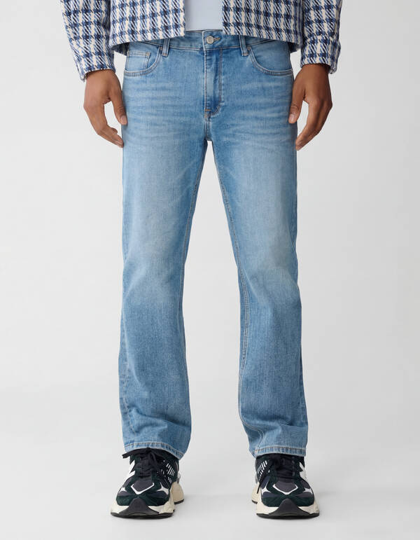 Straight Fit Jeans Blau L32 SHOEBY MEN