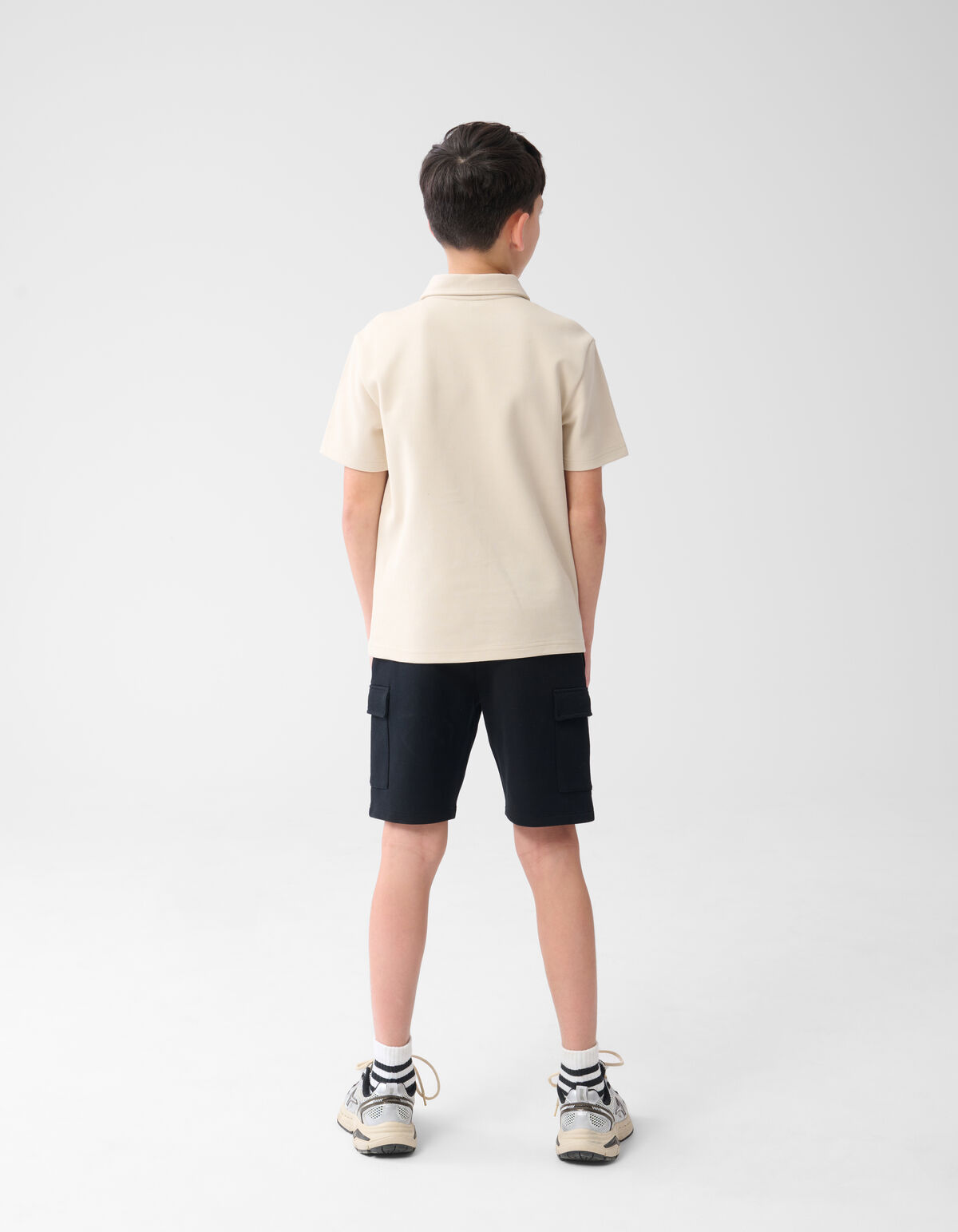 Cargo Jog Short Schwarz SHOEBY BOYS