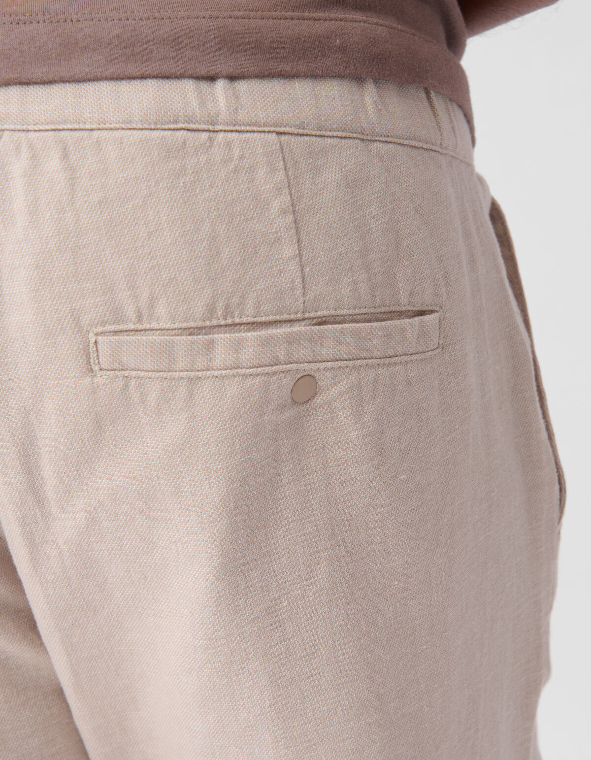 Leinenhosen Beige SHOEBY MEN