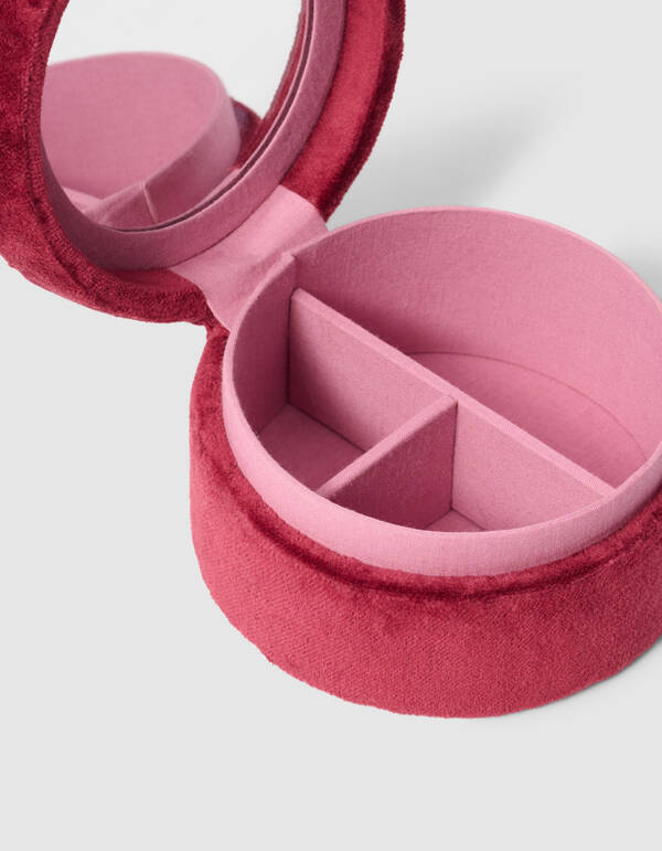 Velvet Schmuckk&auml;stchen Rot/Hellrosa SHOEBY ACCESSOIRES