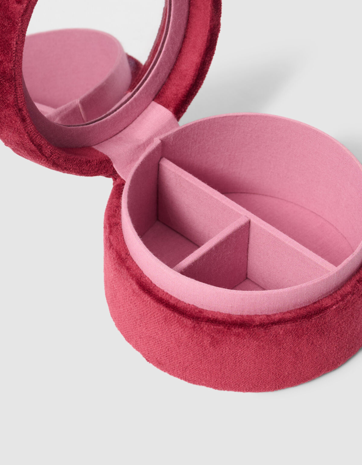 Velvet Schmuckk&auml;stchen Rot/Hellrosa SHOEBY ACCESSOIRES
