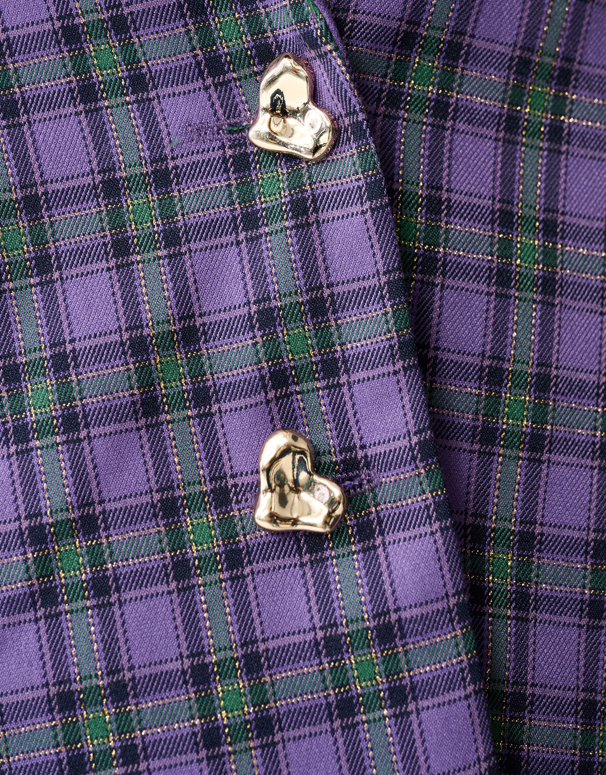 Cropped Karo-Blazer Lila SHOEBY GIRLS