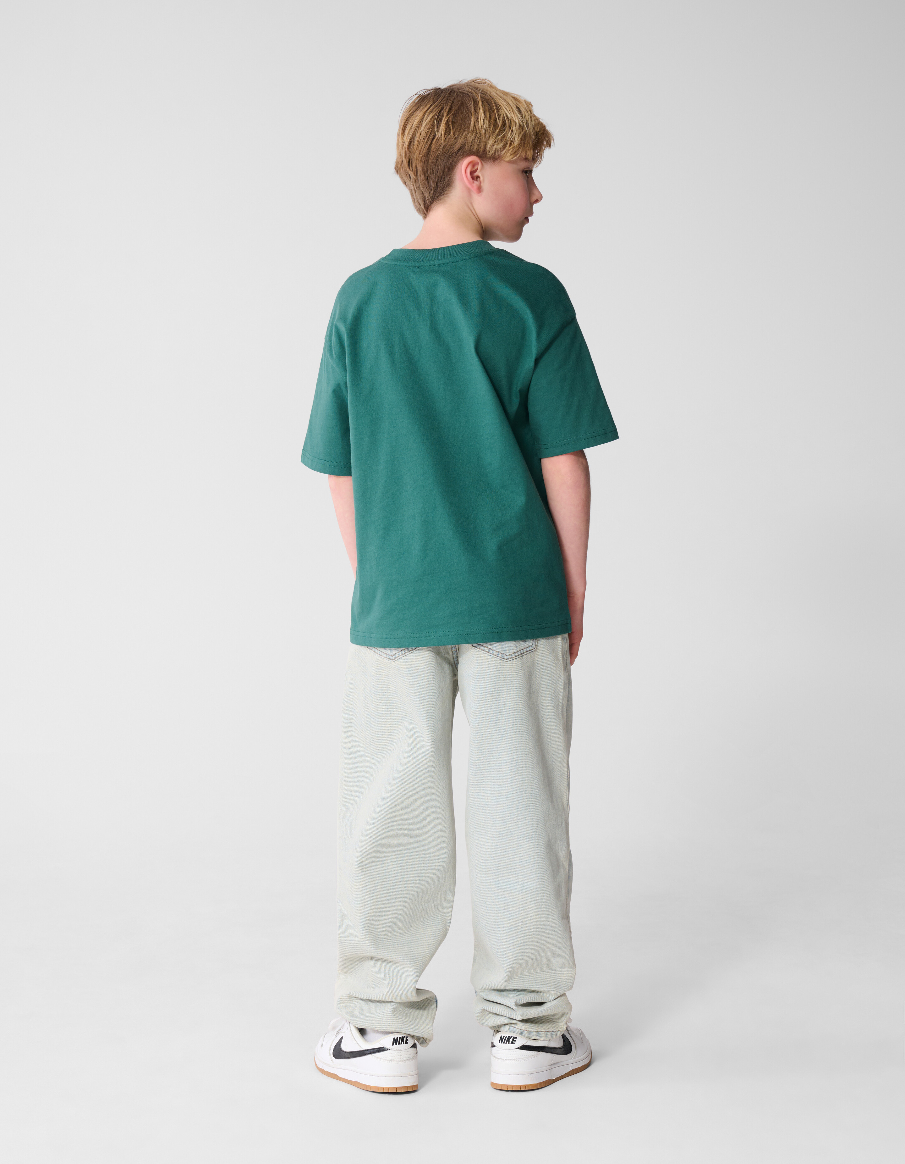 Embroidery Artwork T-Shirt Dunkelgr&uuml;n SHOEBY BOYS