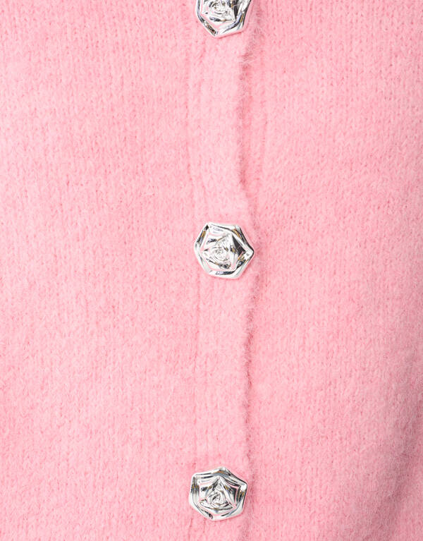 Fancy Button Weste Hellrosa SHOEBY WOMEN