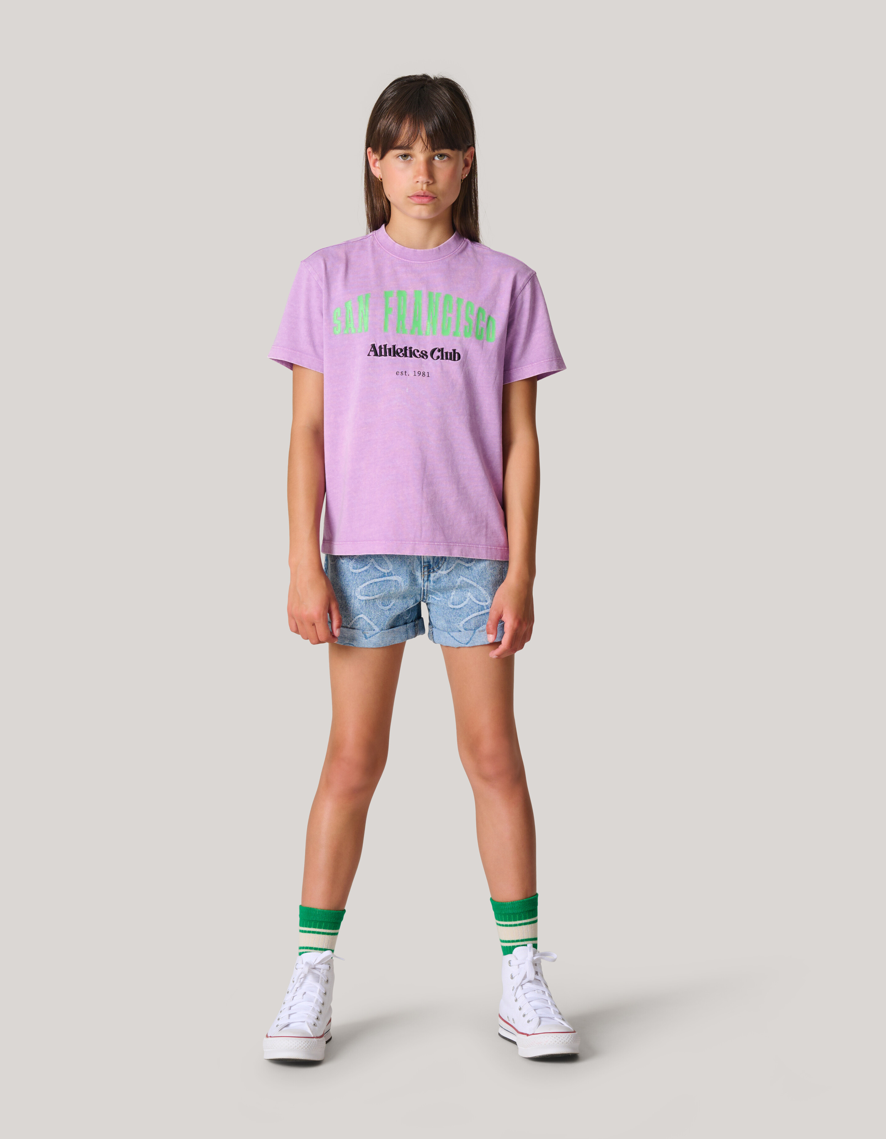 Artwork T-shirt Lila SHOEBY GIRLS