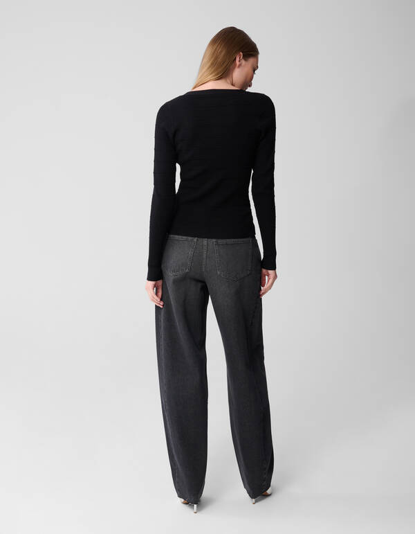 Knopfweste Schwarz SHOEBY WOMEN