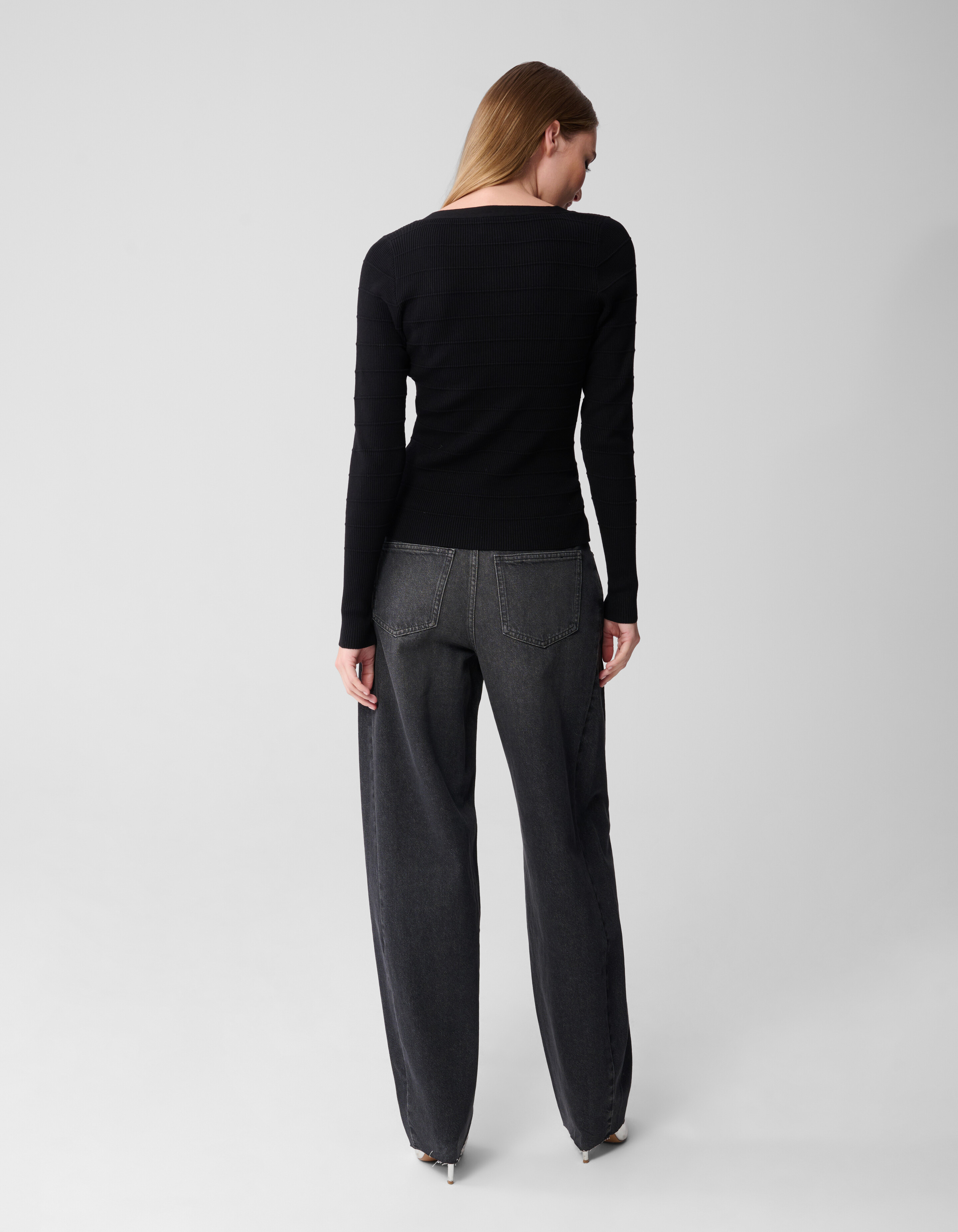 Knopfweste Schwarz SHOEBY WOMEN