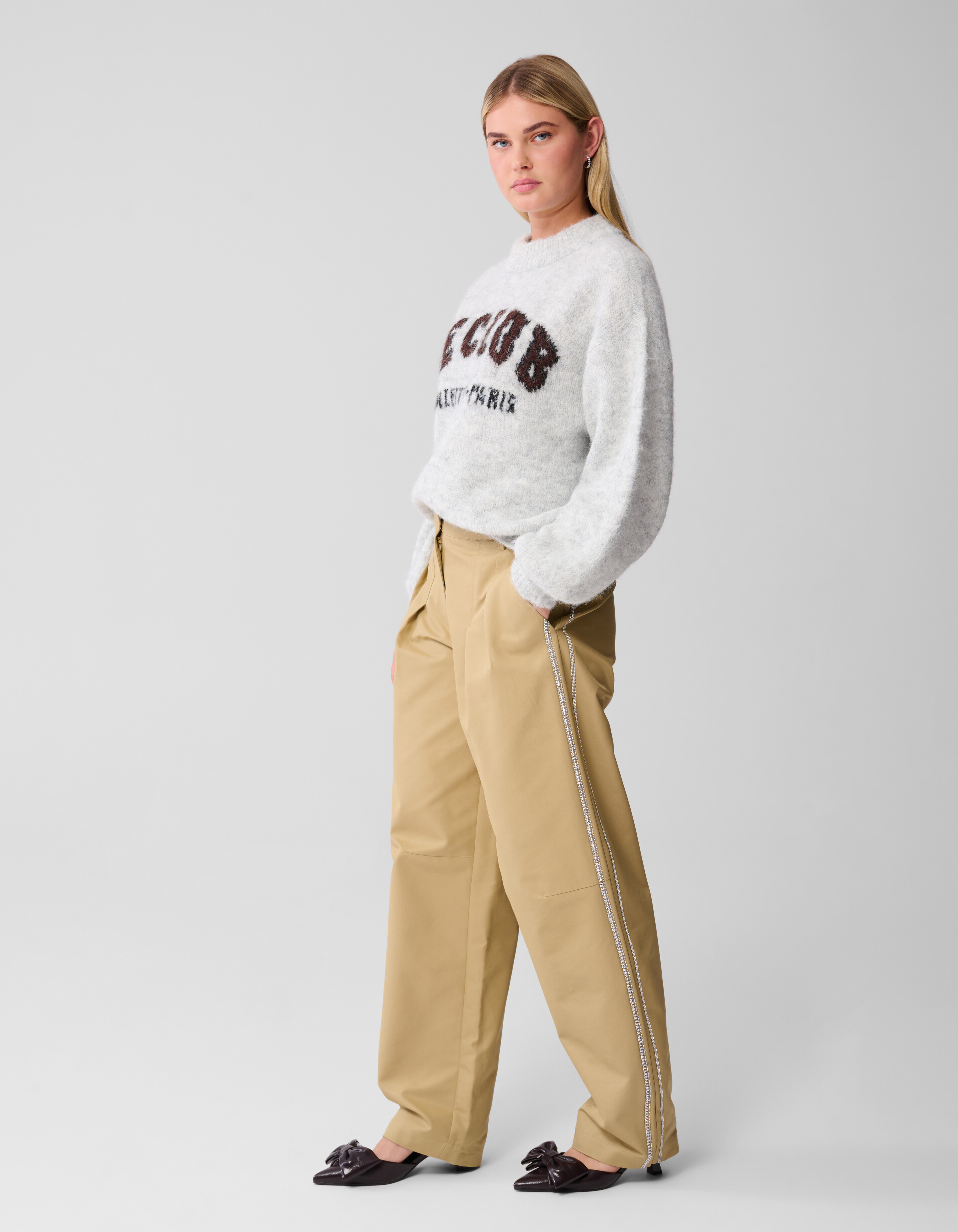 Strass Barrel Fit Hose Camel SHOEBY WOMEN