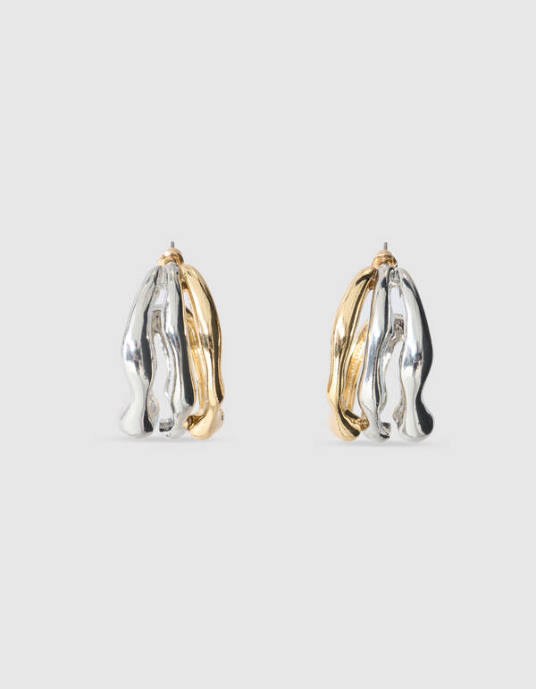 Triple Ohrringe Silber/Gold SHOEBY ACCESSOIRES