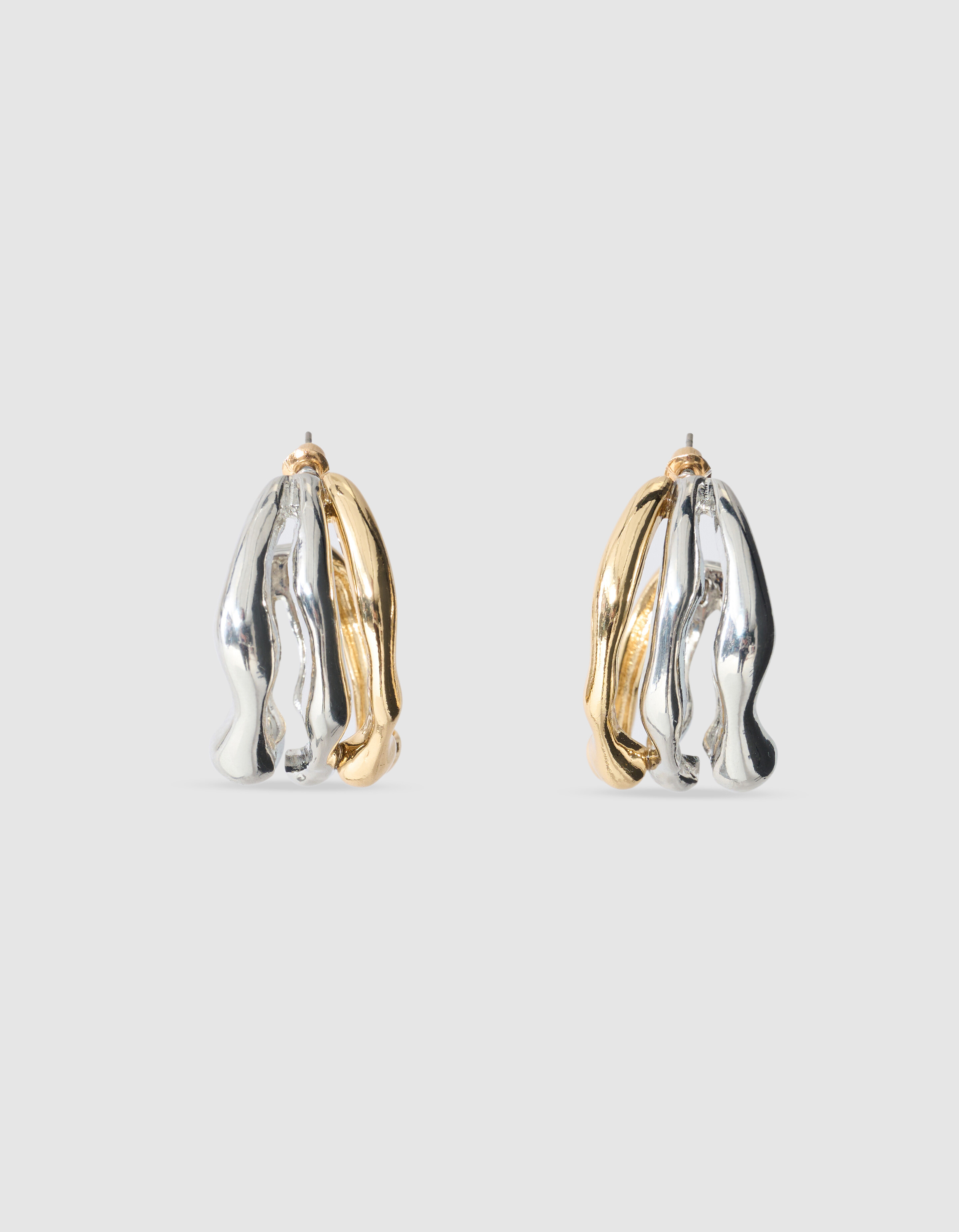 Triple Ohrringe Silber/Gold SHOEBY ACCESSOIRES