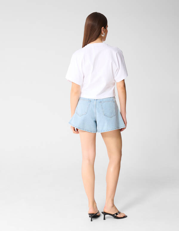 Big Sleeve T-Shirt Wei&szlig; von Monica SHOEBY WOMEN