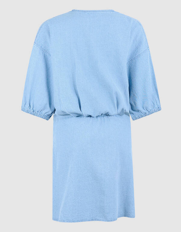 Mini Jeans Wickelkleid Blau SHOEBY WOMEN