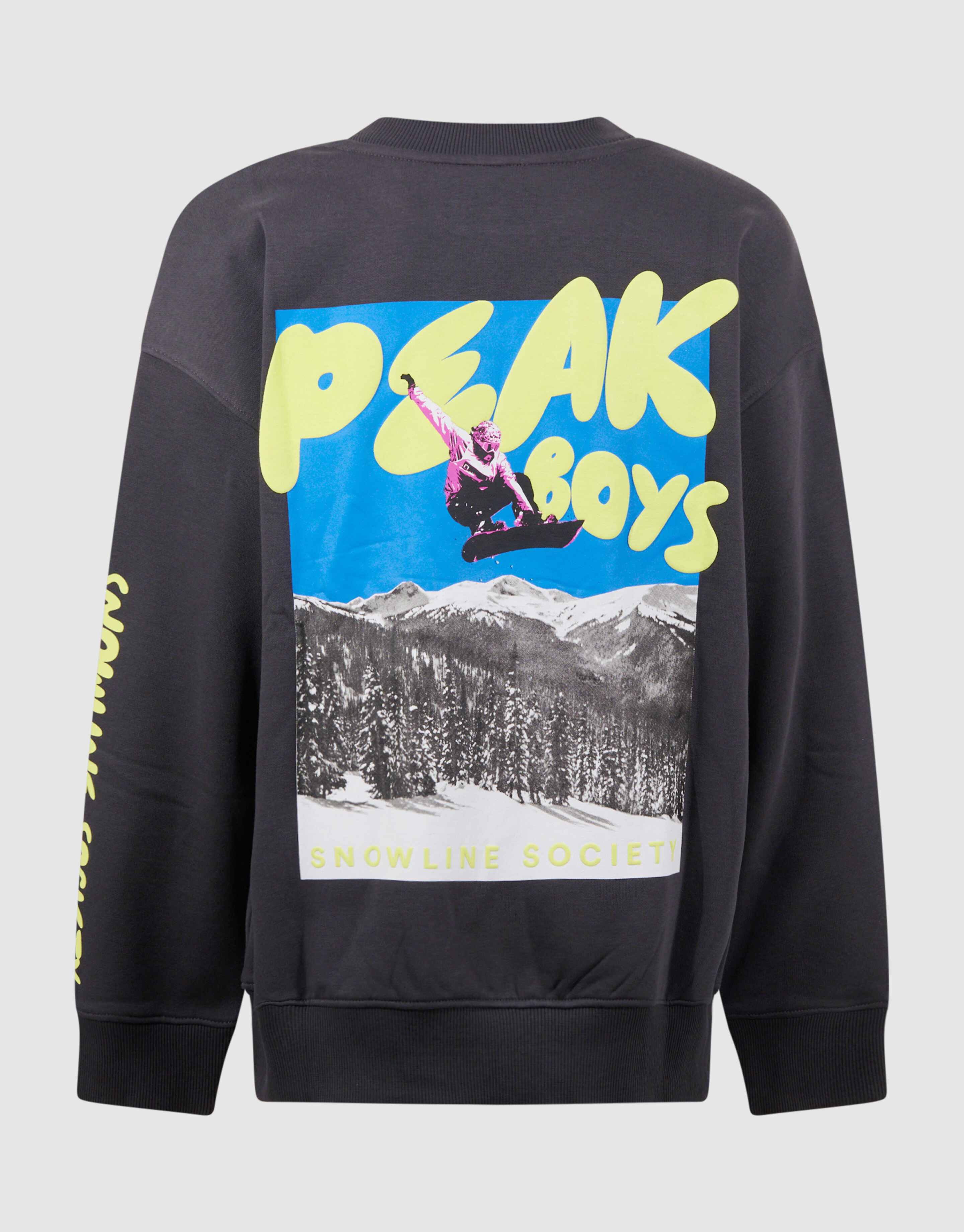 Peak Artwork Pullover Dunkelgrau SHOEBY BOYS