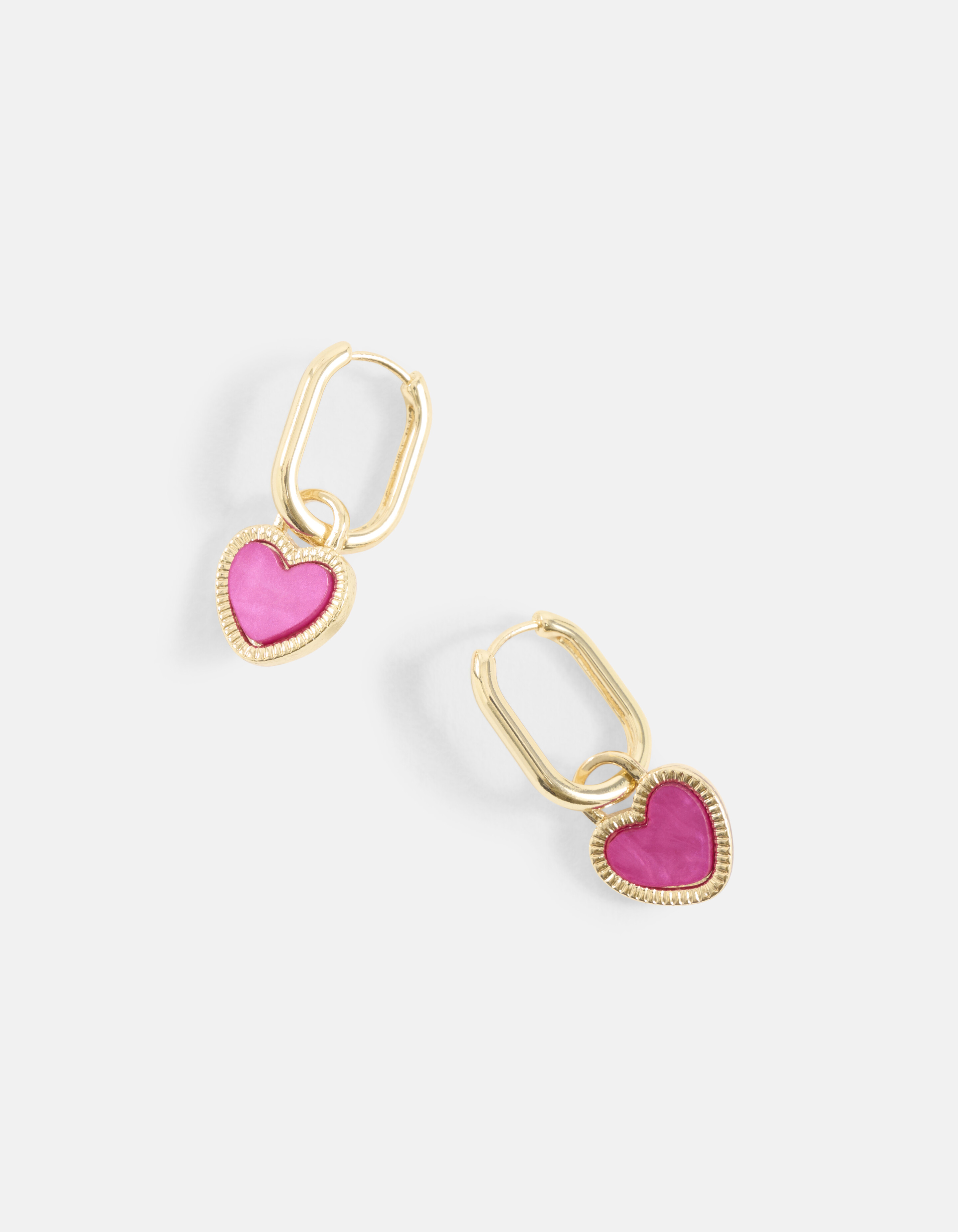 Two Colored Heart Oorbellen Goud SHOEBY ACCESSOIRES