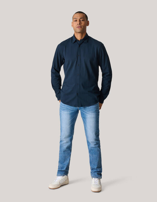 Slim Straight Fit Jeans Mediumstone L34 SHOEBY MEN