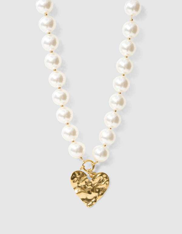 Perlenkette in Cremewei&szlig; SHOEBY ACCESSOIRES