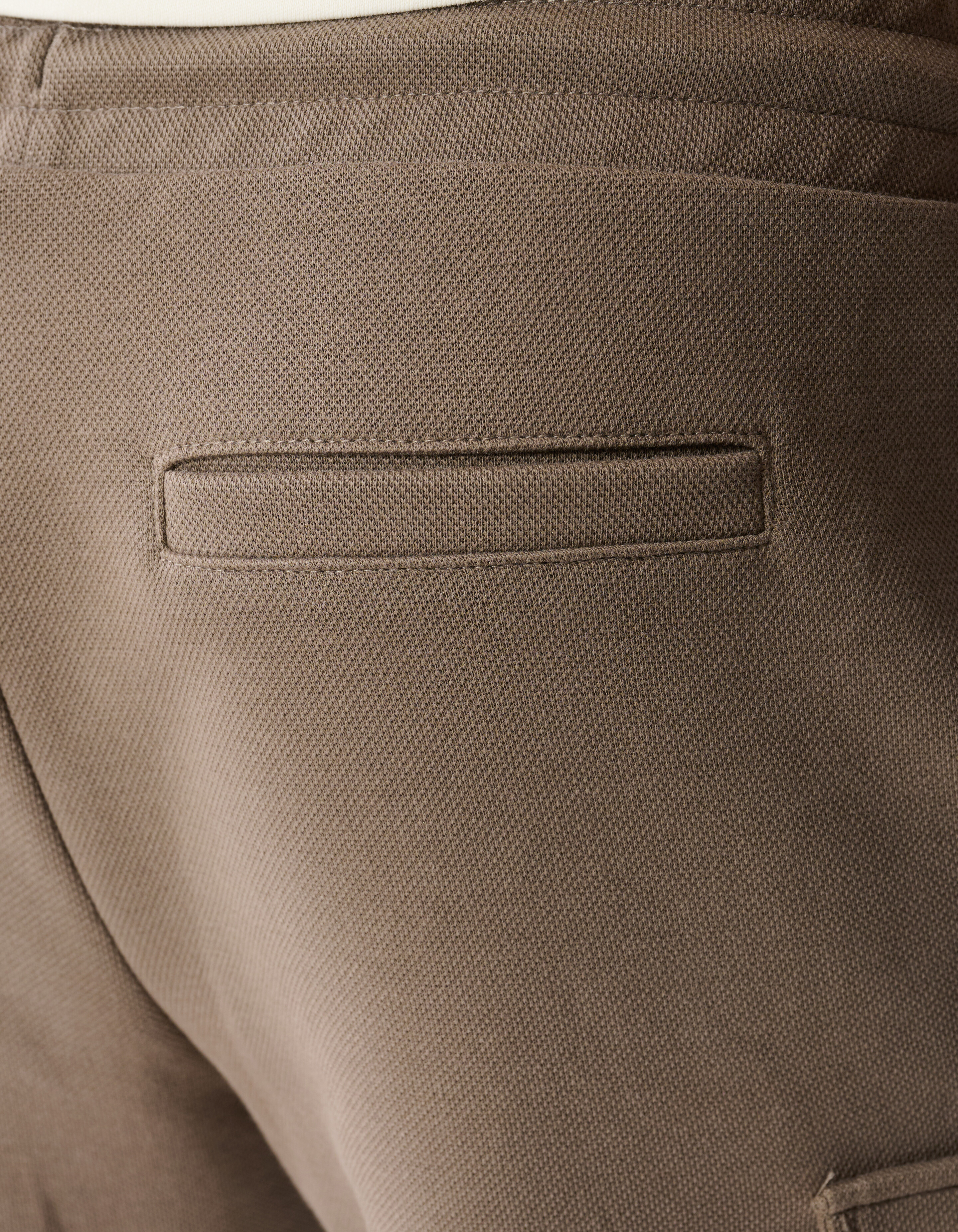 Cargo Piqu&eacute; Shorts Taupe SHOEBY BOYS