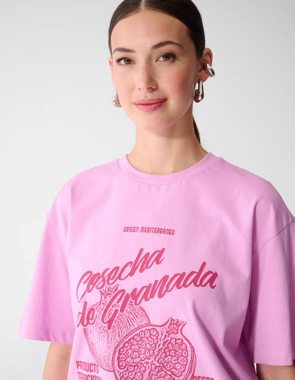 Granada Artwork T-Shirt Rosa SHOEBY WOMEN