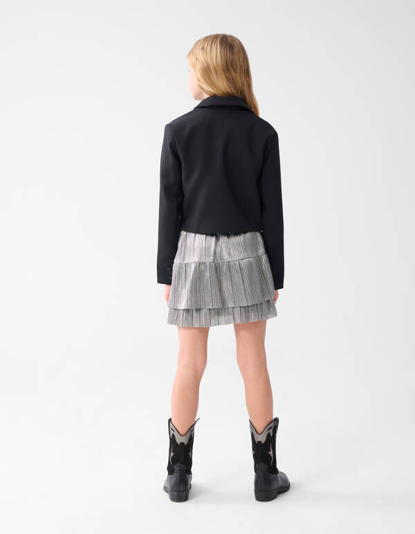 Cropped Blazer Schwarz SHOEBY GIRLS