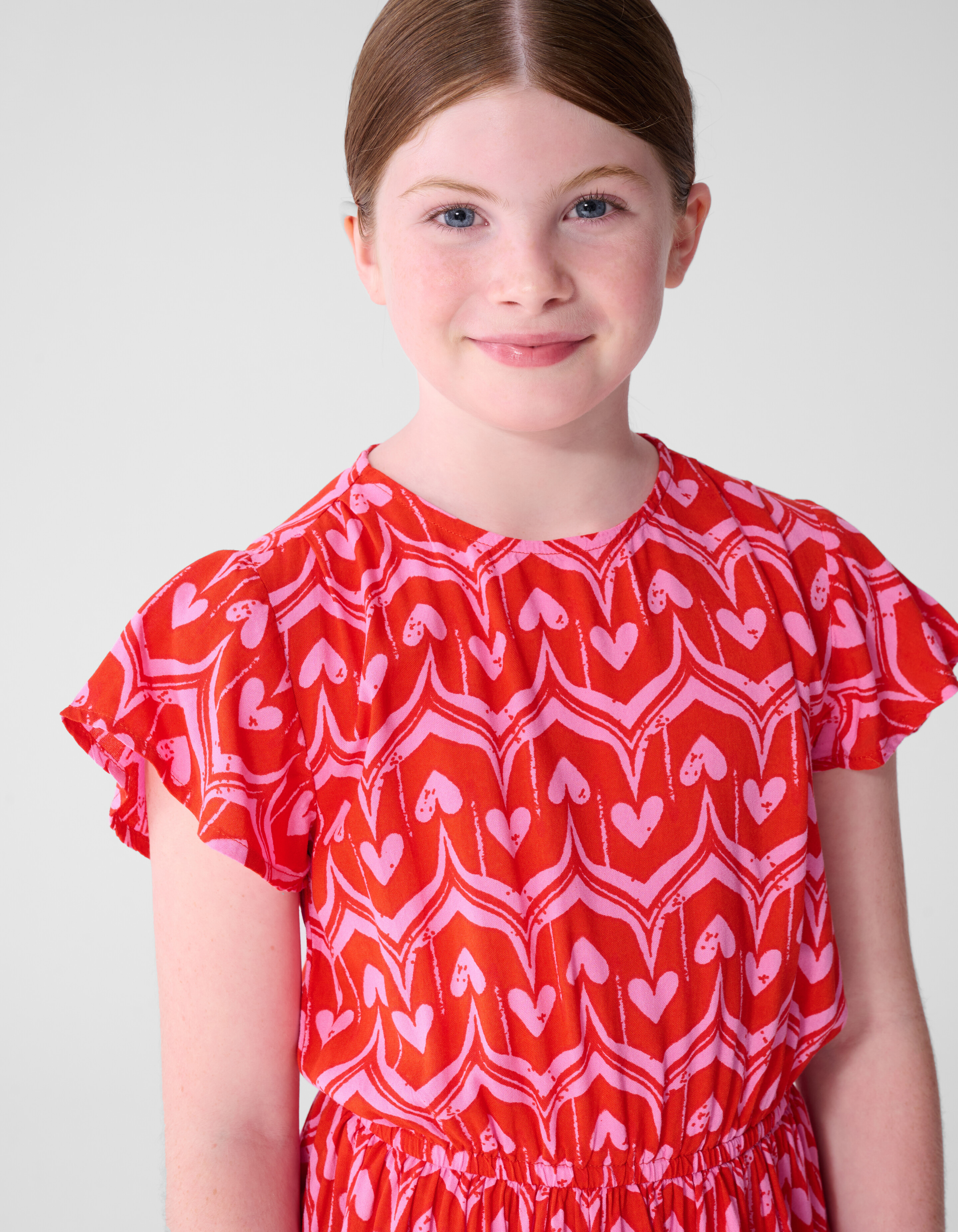 Herzprint Mini Kleid Rosa SHOEBY GIRLS