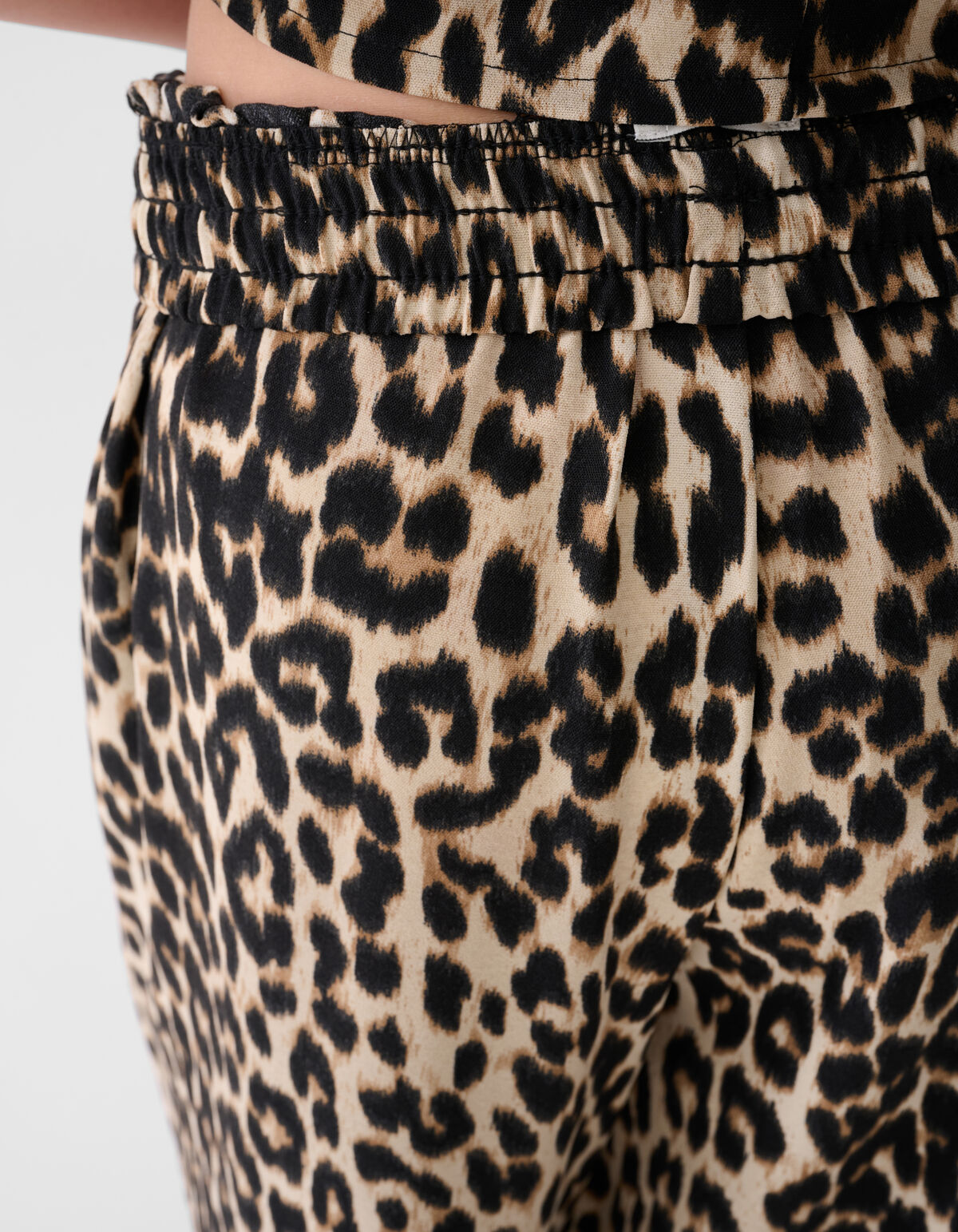 Twist Leopard Weite-Hosen Braun SHOEBY GIRLS