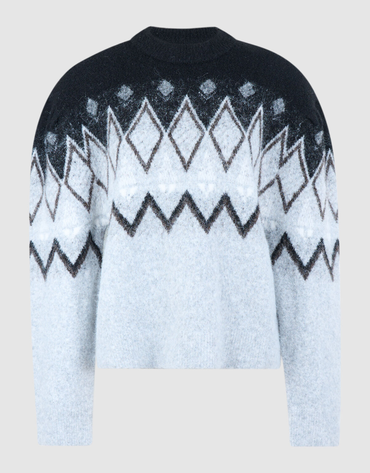 Studio Zigzag Pullover Hellgrau SHOEBY WOMEN