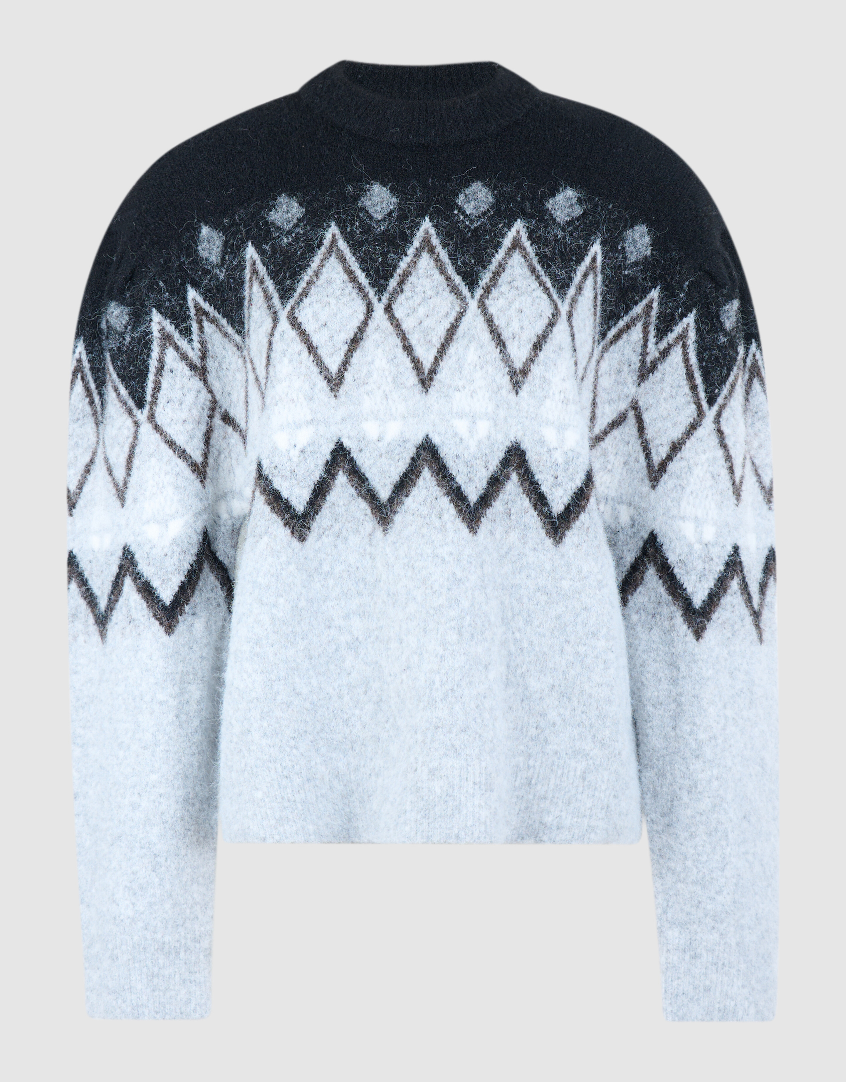 Studio Zigzag Pullover Hellgrau SHOEBY WOMEN