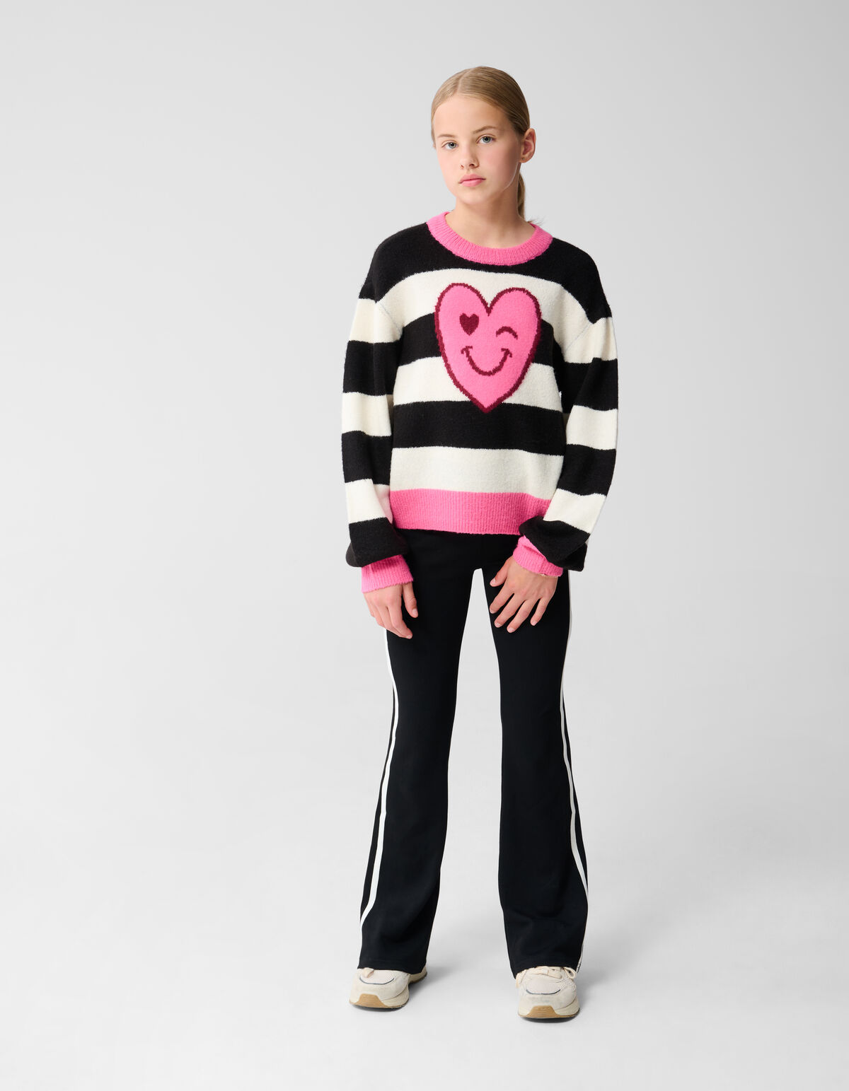 Sportliche Schlaghosen Schwarz SHOEBY GIRLS