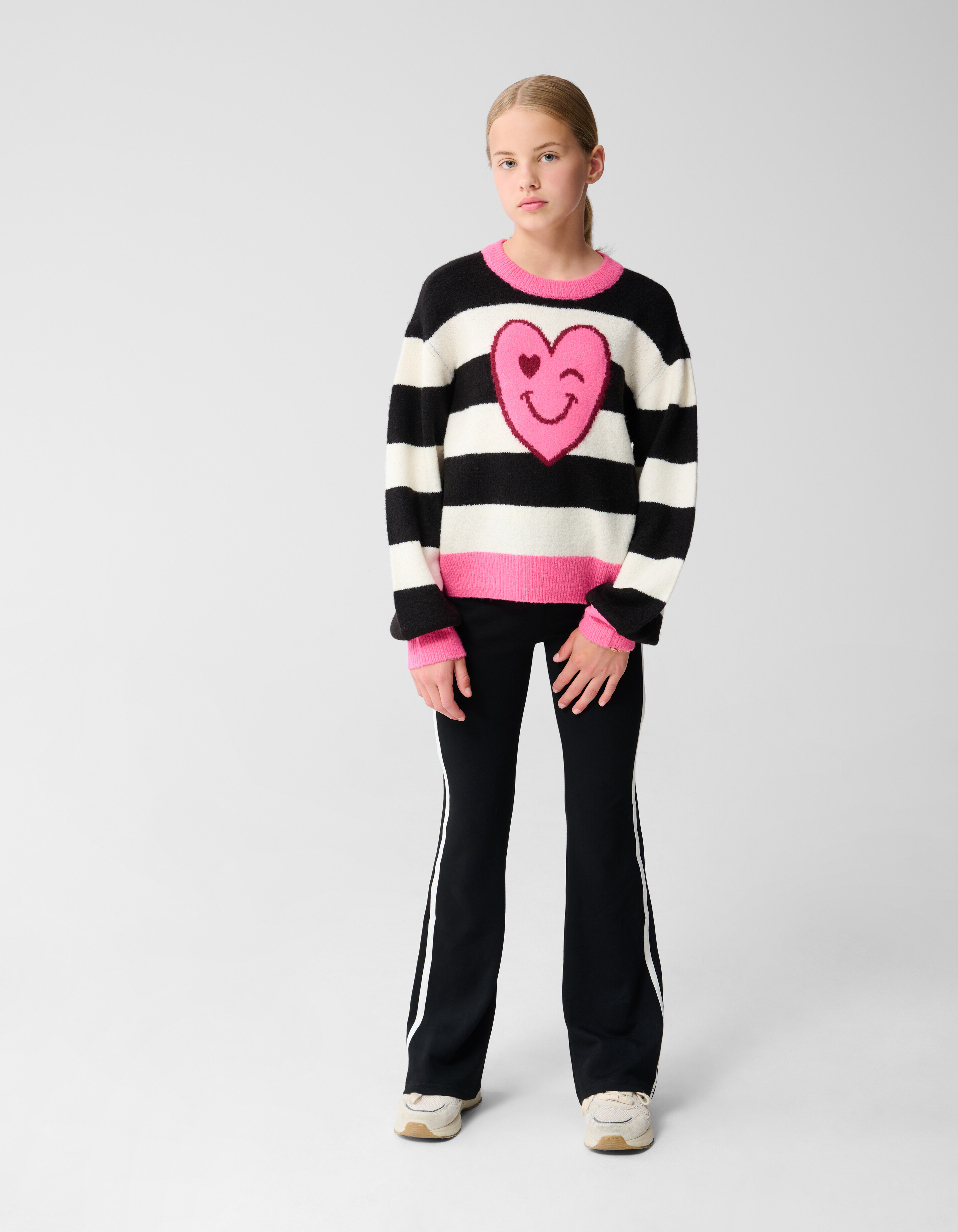 Sportliche Schlaghosen Schwarz SHOEBY GIRLS