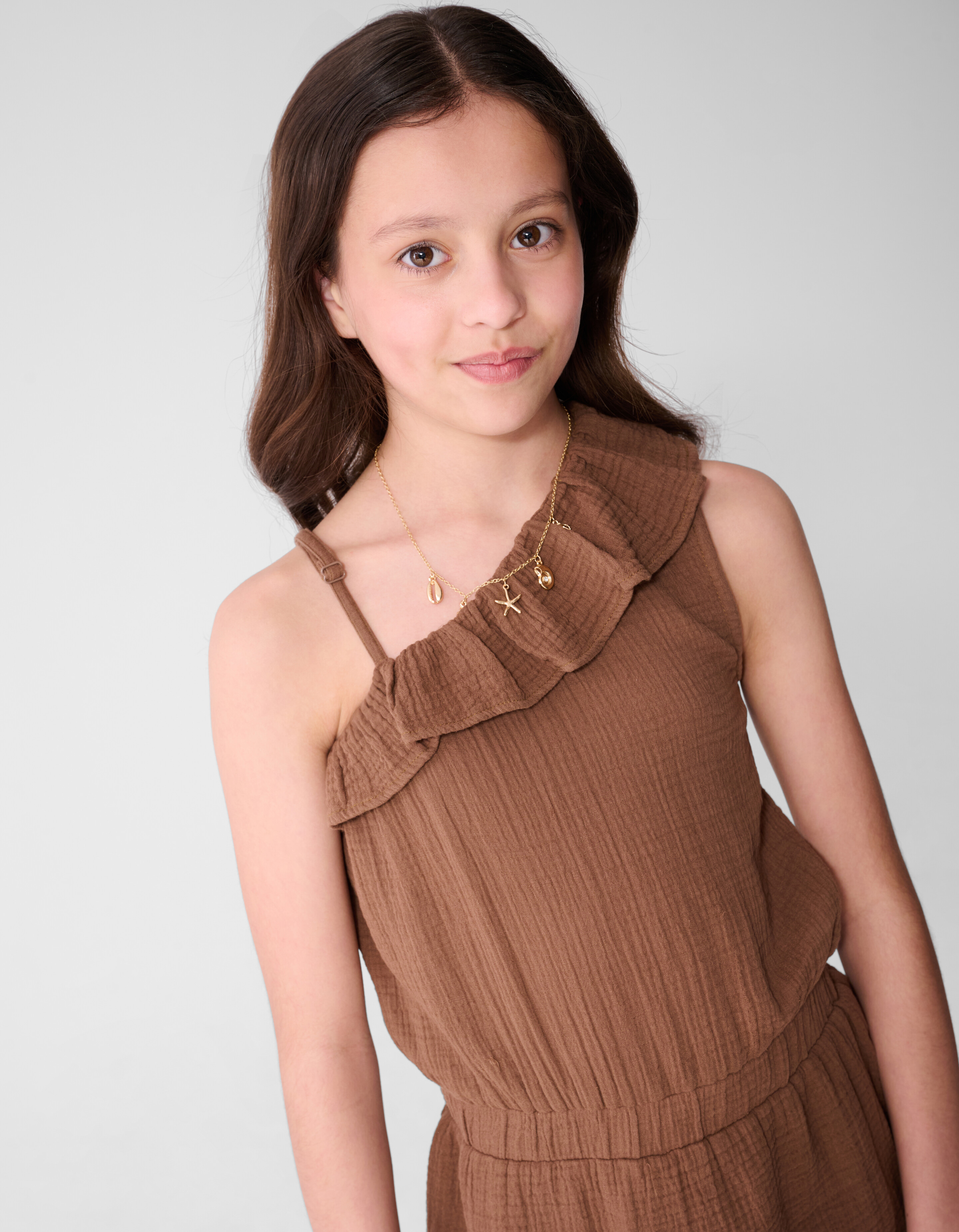 Struktur Playsuit Braun SHOEBY GIRLS