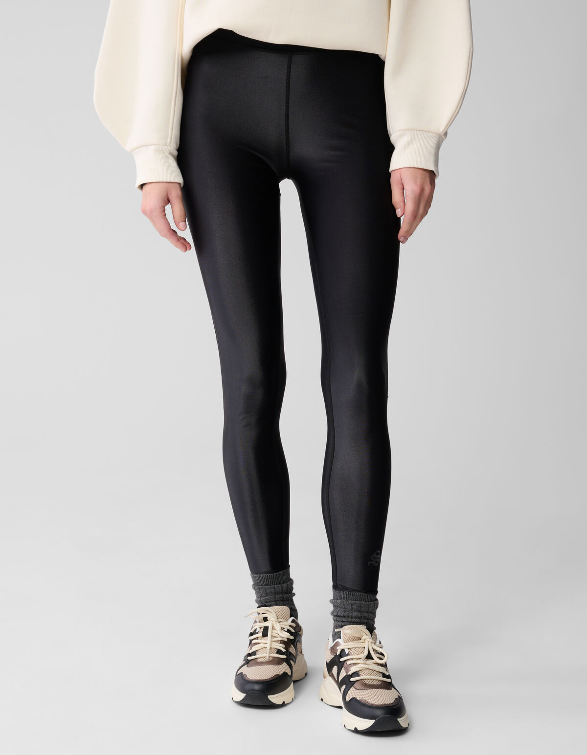 Glänzende Leggings Schwarz SHOEBY WOMEN