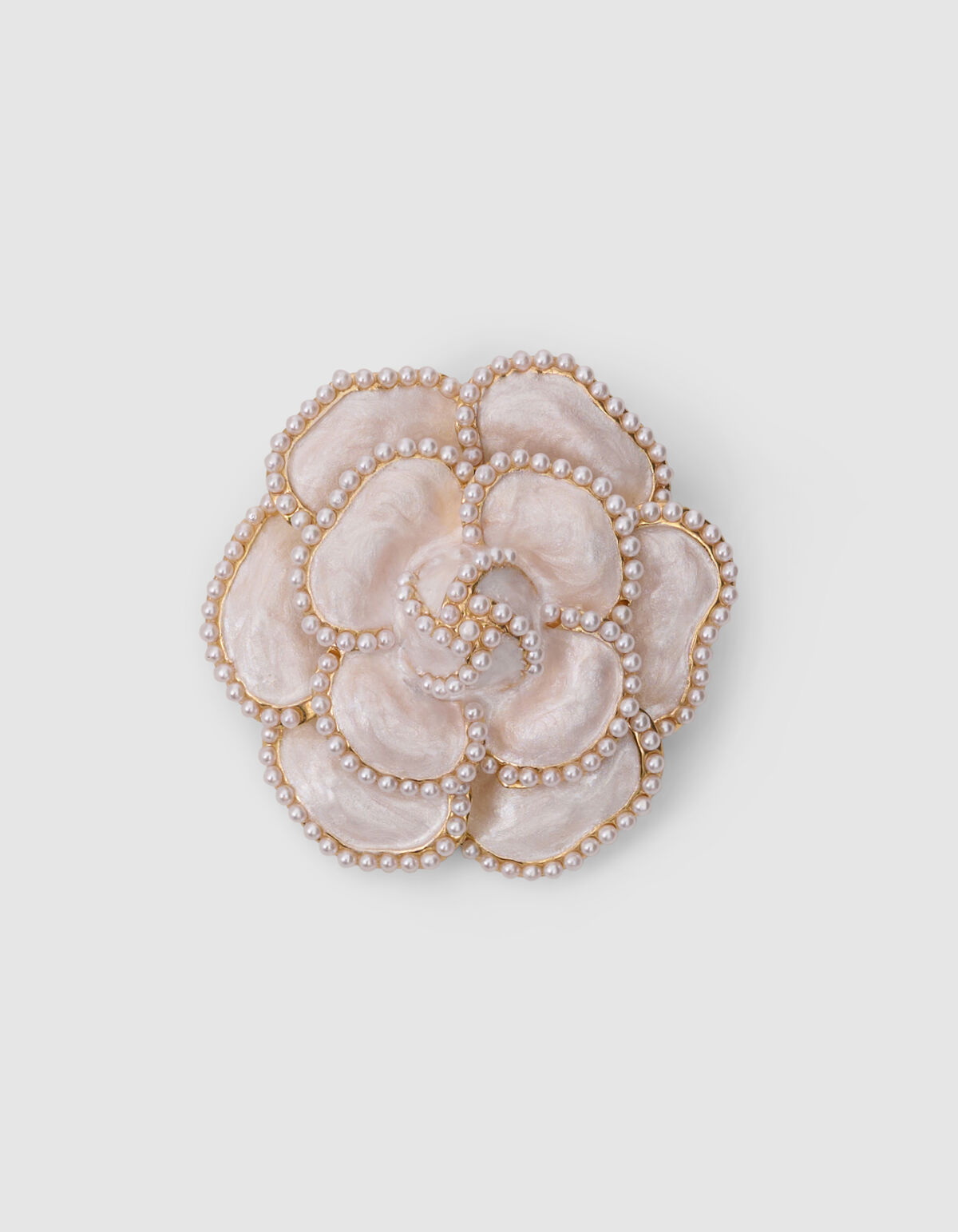 Perlenblumenbrosche, Cremewei&szlig; SHOEBY ACCESSOIRES