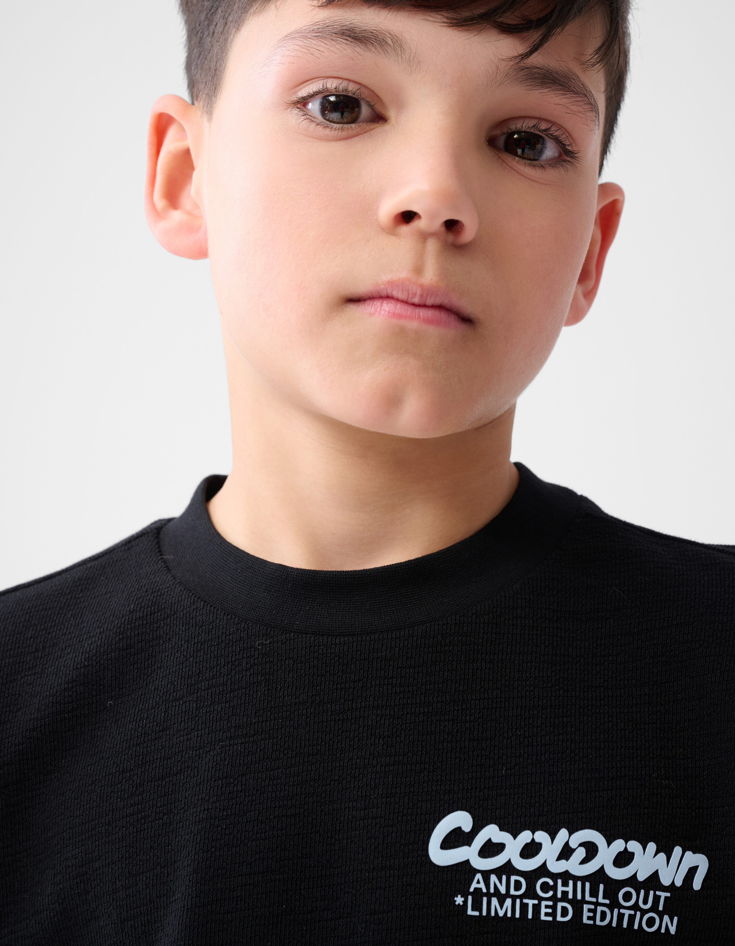 Text T-shirt Schwarz SHOEBY BOYS