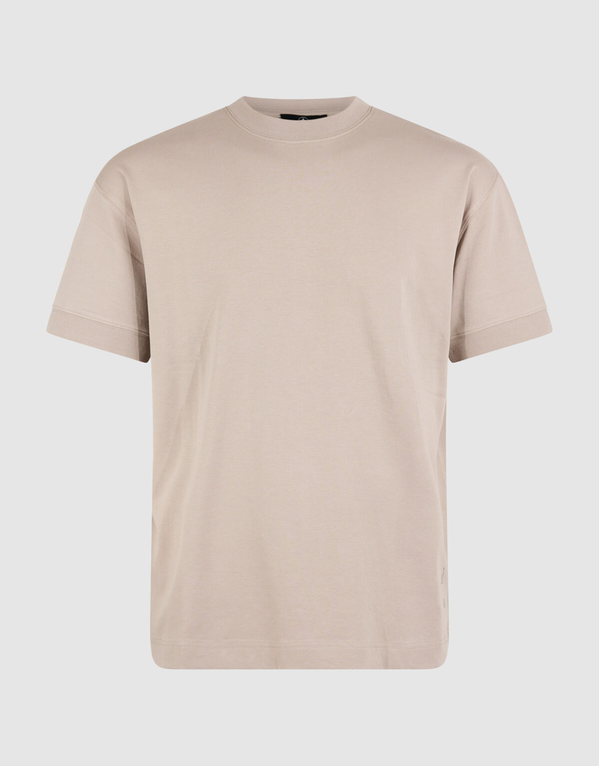 Cuffed Logo T-Shirt Hellbraun SHOEBY MEN