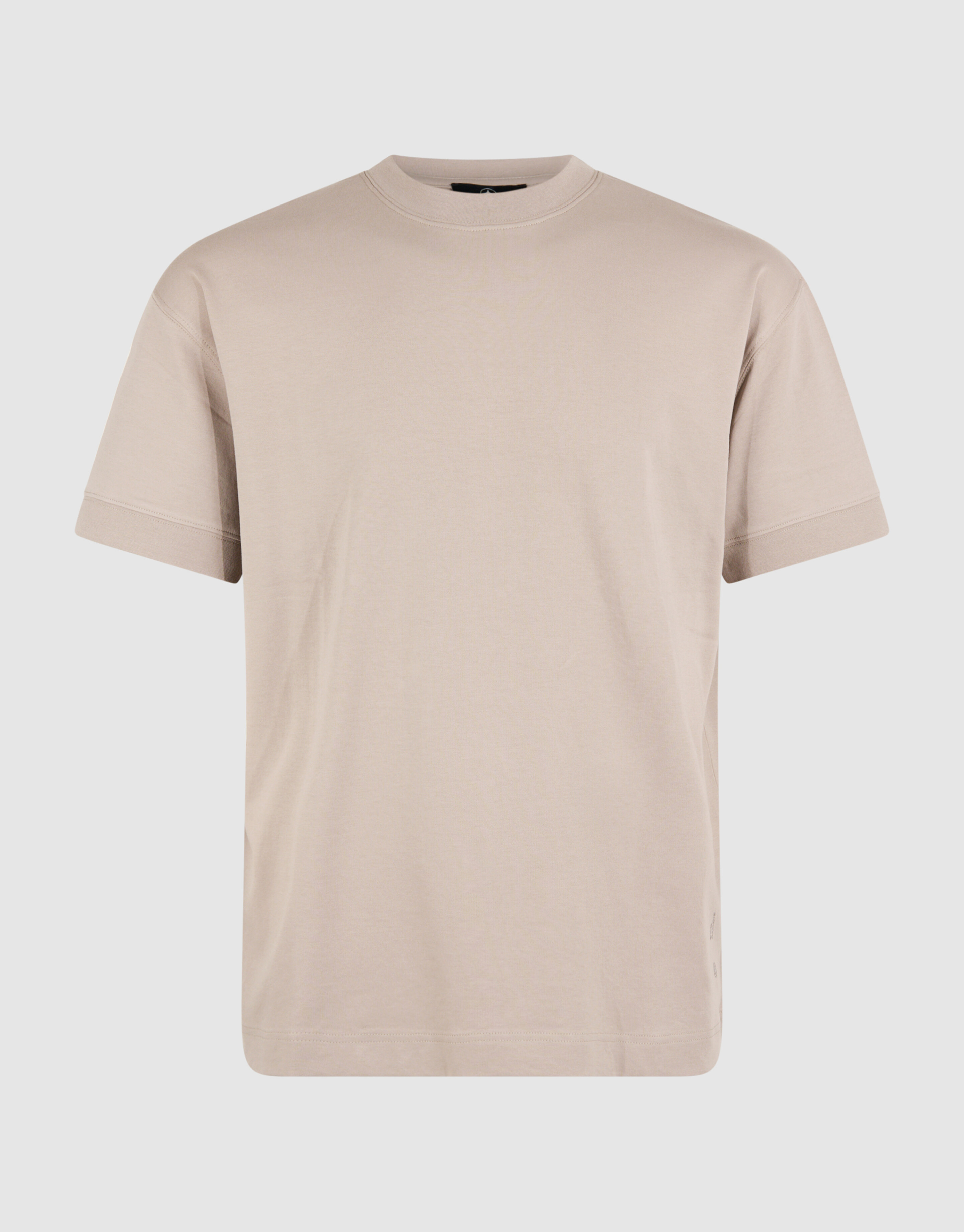 Cuffed Logo T-Shirt Hellbraun SHOEBY MEN