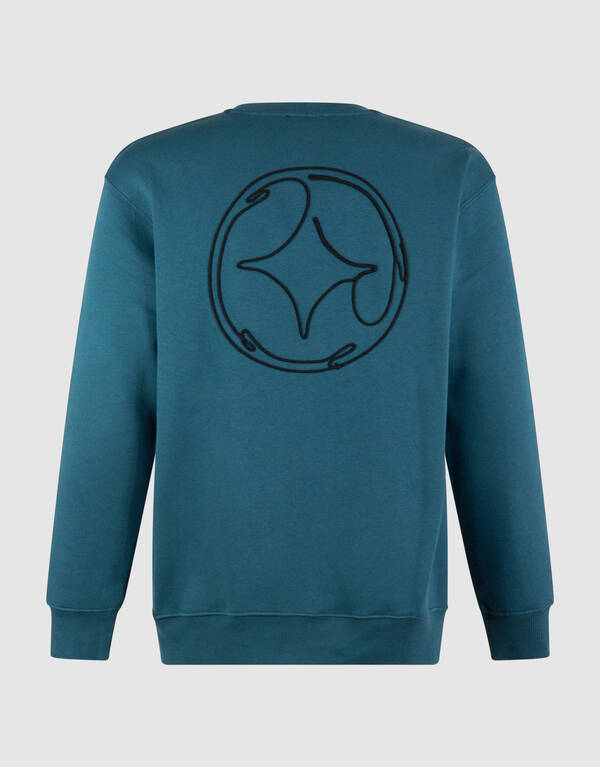 Cord Artwork Pullover Dunkelgr&uuml;n SHOEBY MEN