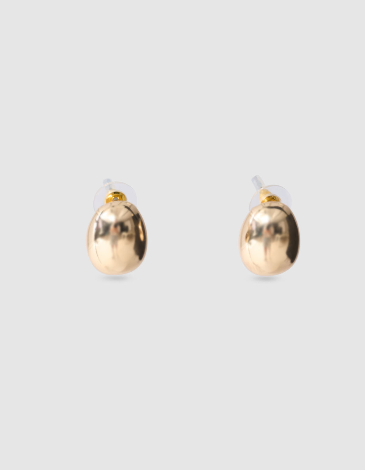 Kleine Glühbirnen Ohrringe Gold SHOEBY ACCESSOIRES