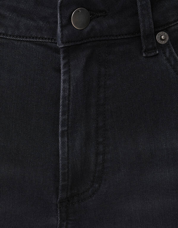 Straight Fit Jeans Dunkelgrau SHOEBY WOMEN