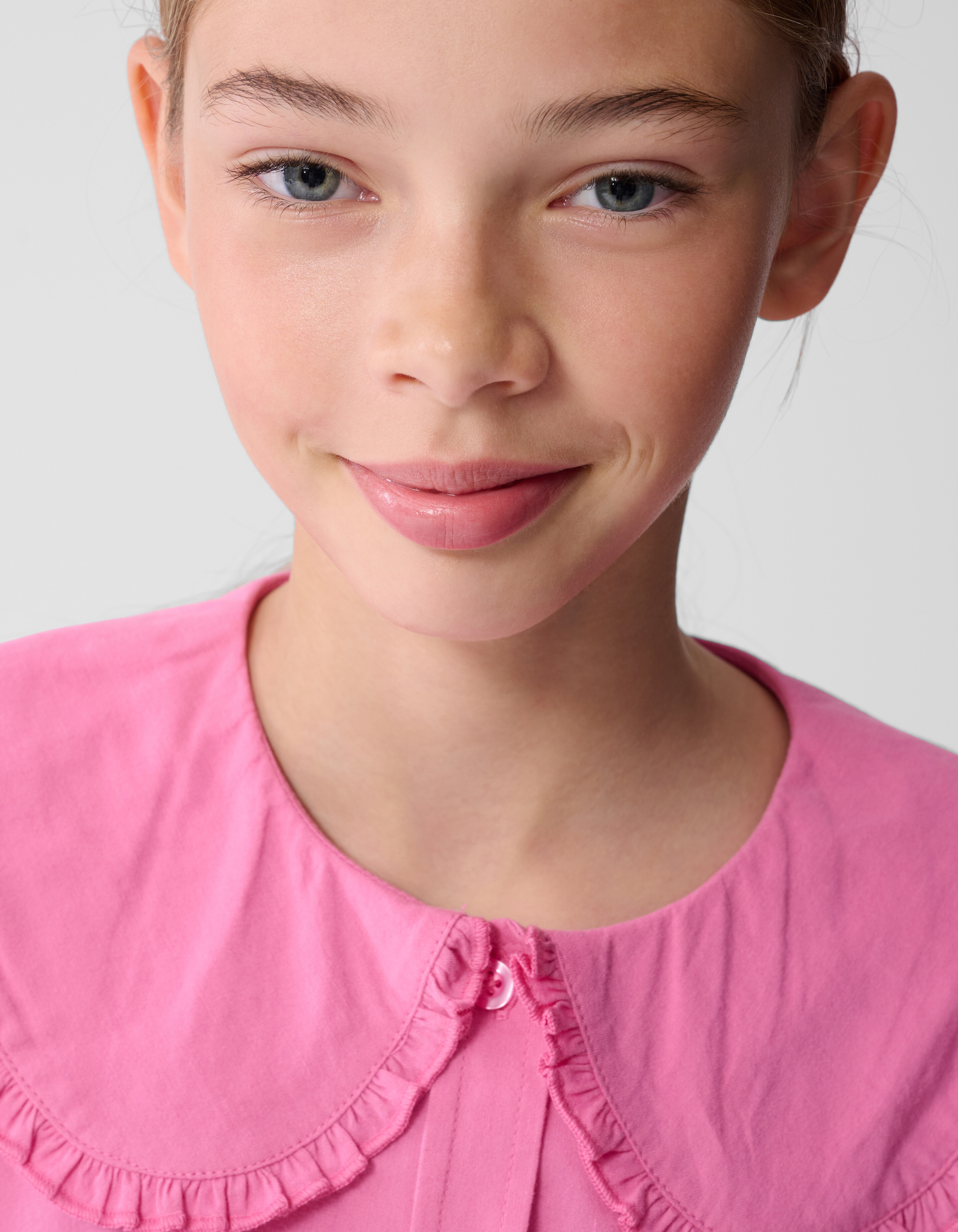 Big Collar Blouse Roze SHOEBY GIRLS