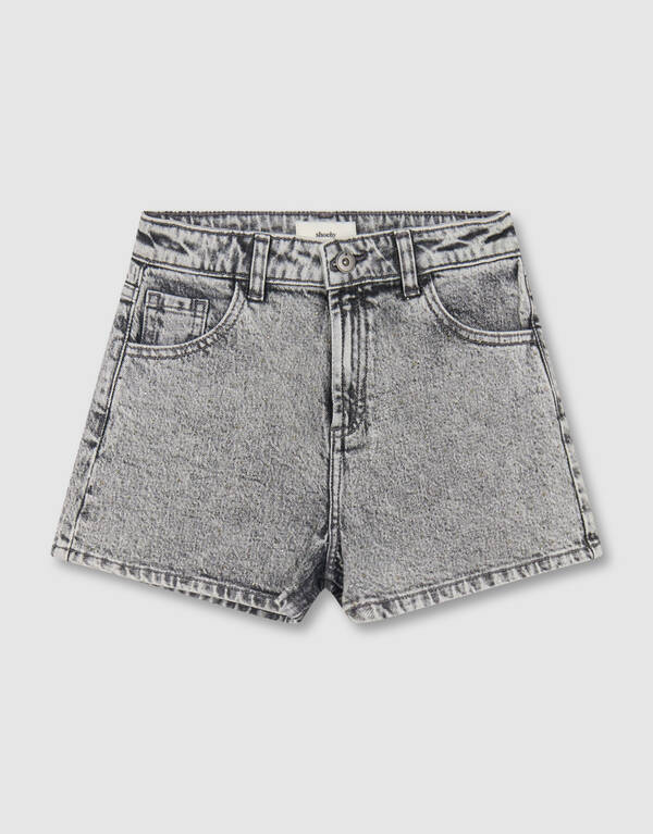 Strass Denim Short Grau SHOEBY GIRLS