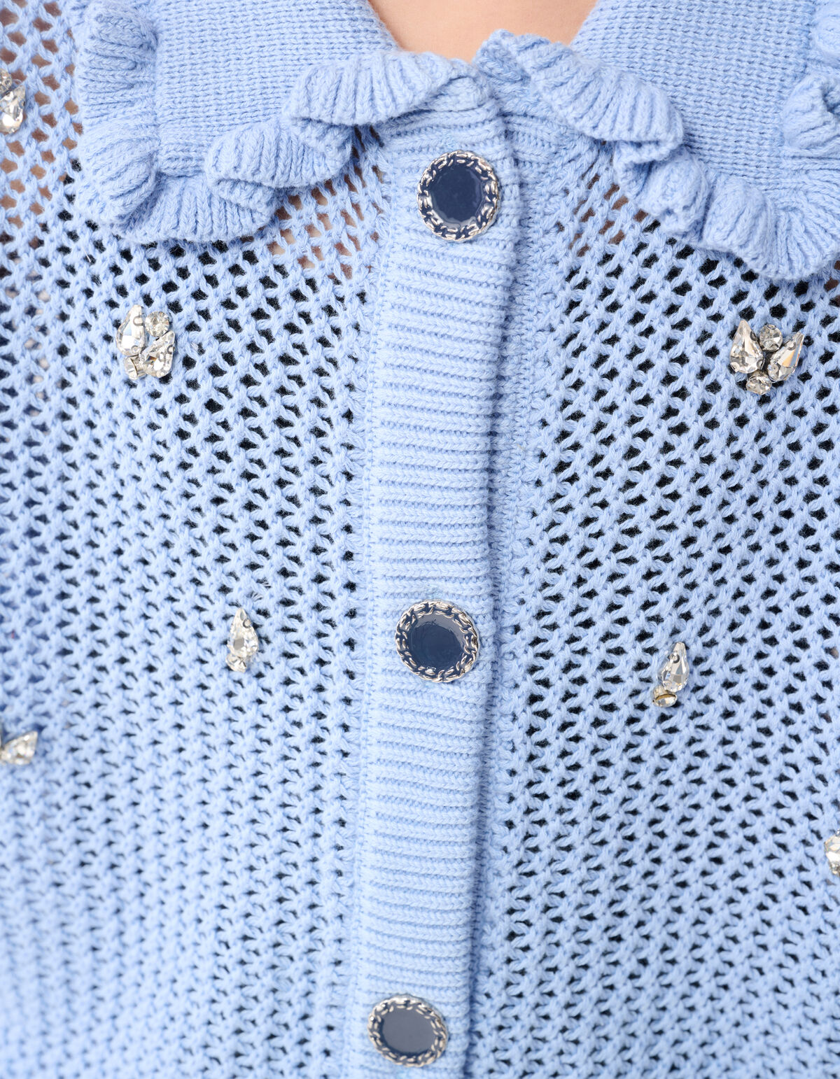 Strass R&uuml;schenweste Hellblau SHOEBY GIRLS