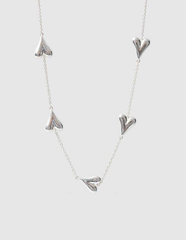 Herz Kette Silber SHOEBY ACCESSOIRES