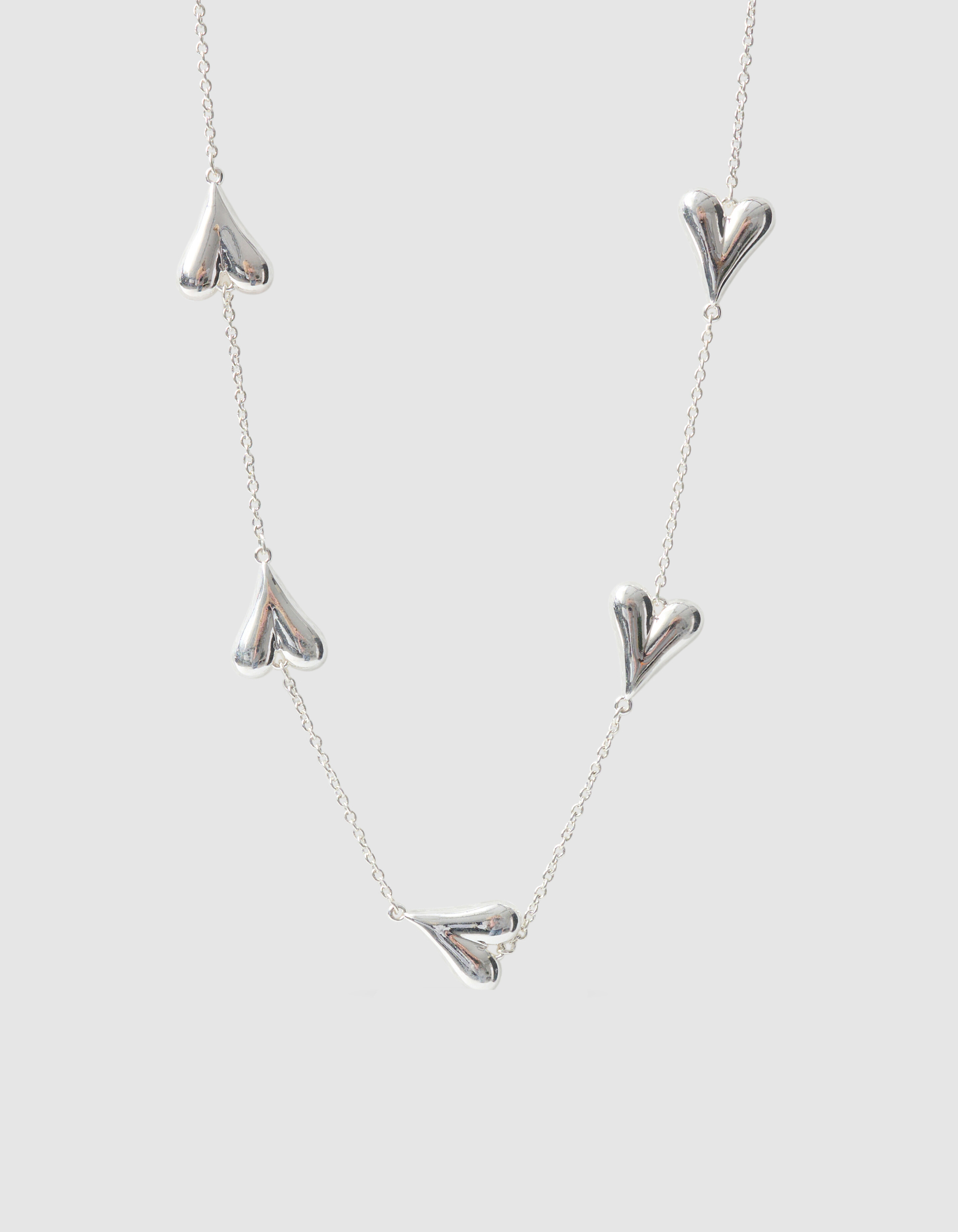 Herz Kette Silber SHOEBY ACCESSOIRES