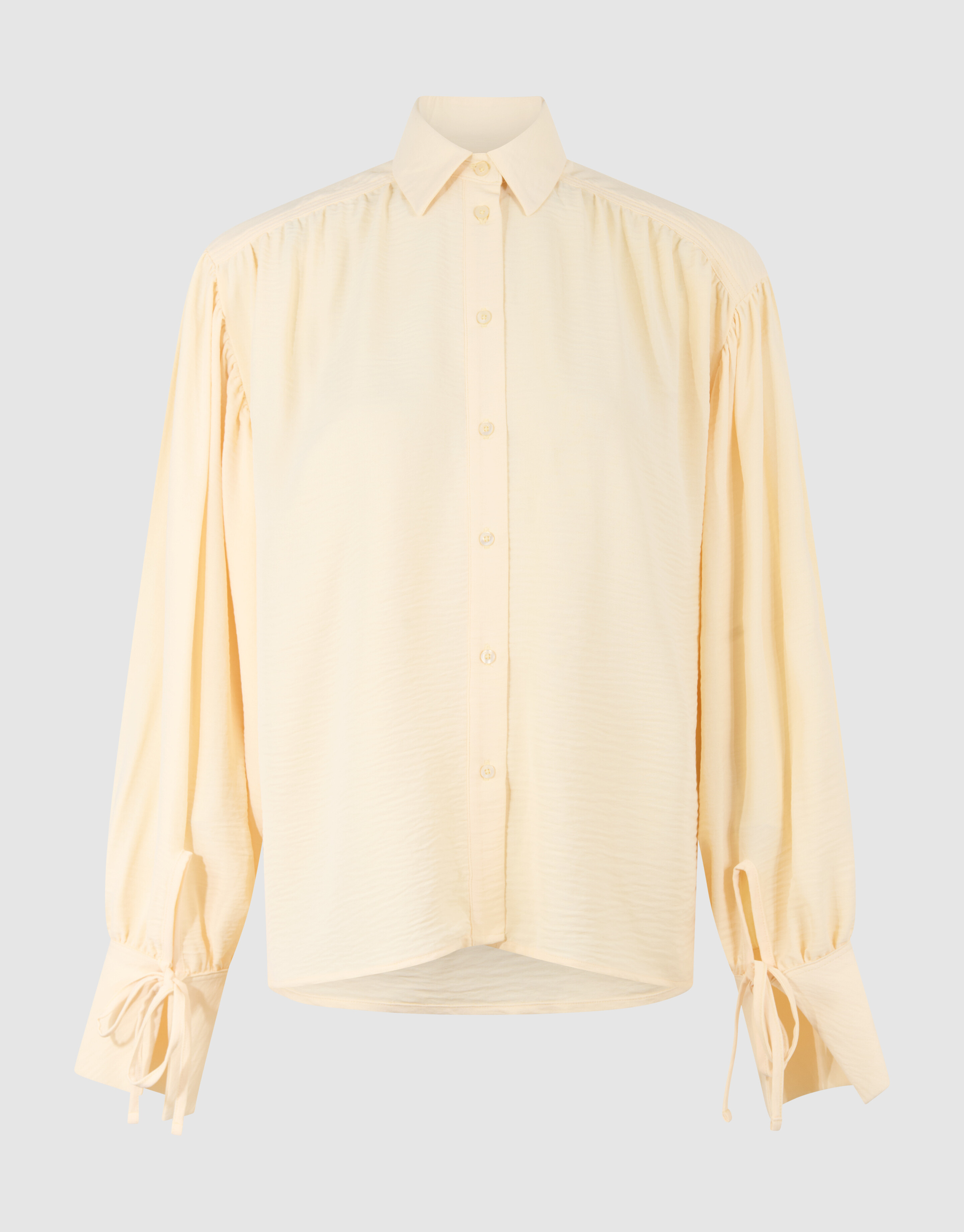 Oversized Twist Blouse Lichtgeel SHOEBY WOMEN