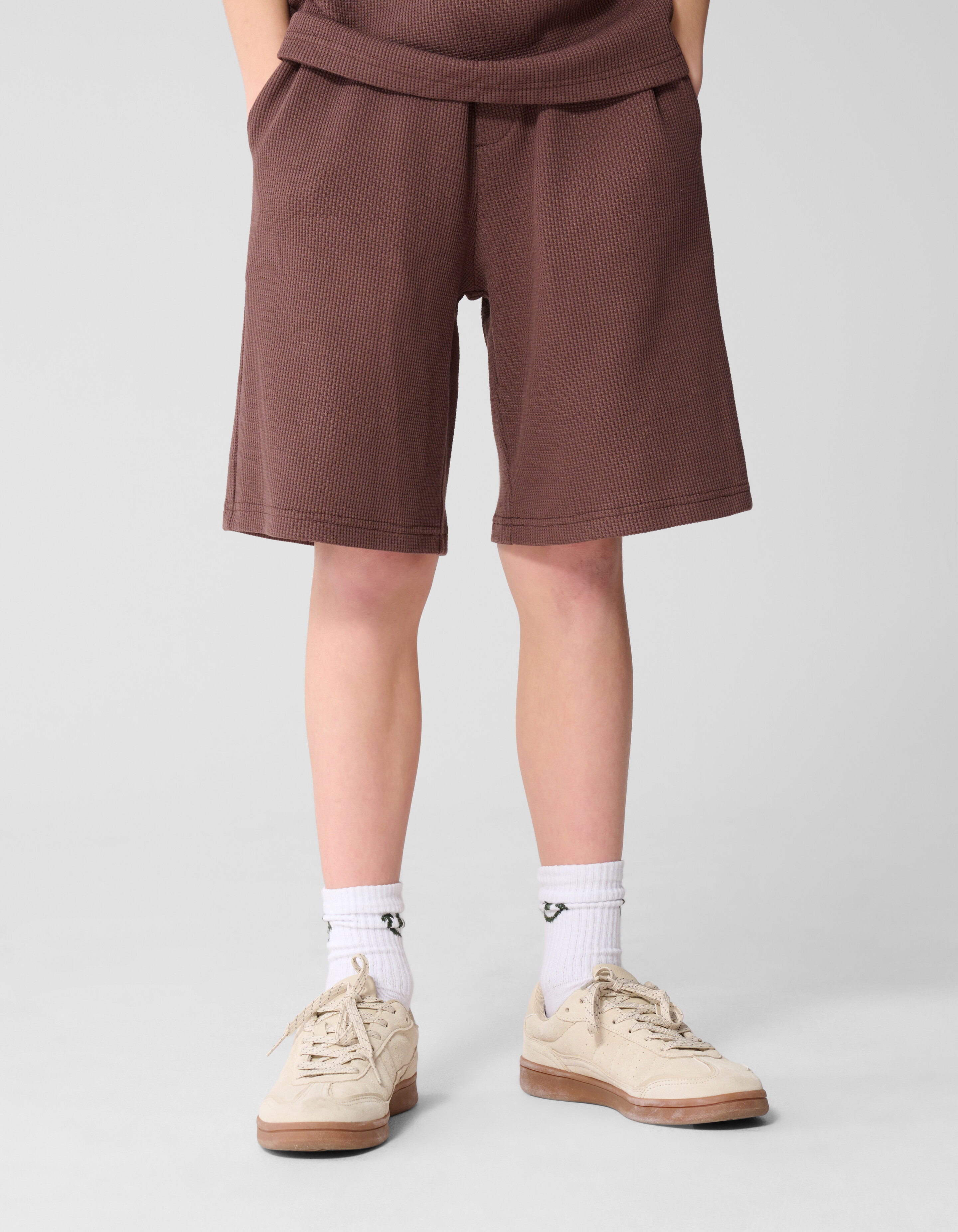 Waffel Kurz Dunkelbraun SHOEBY BOYS