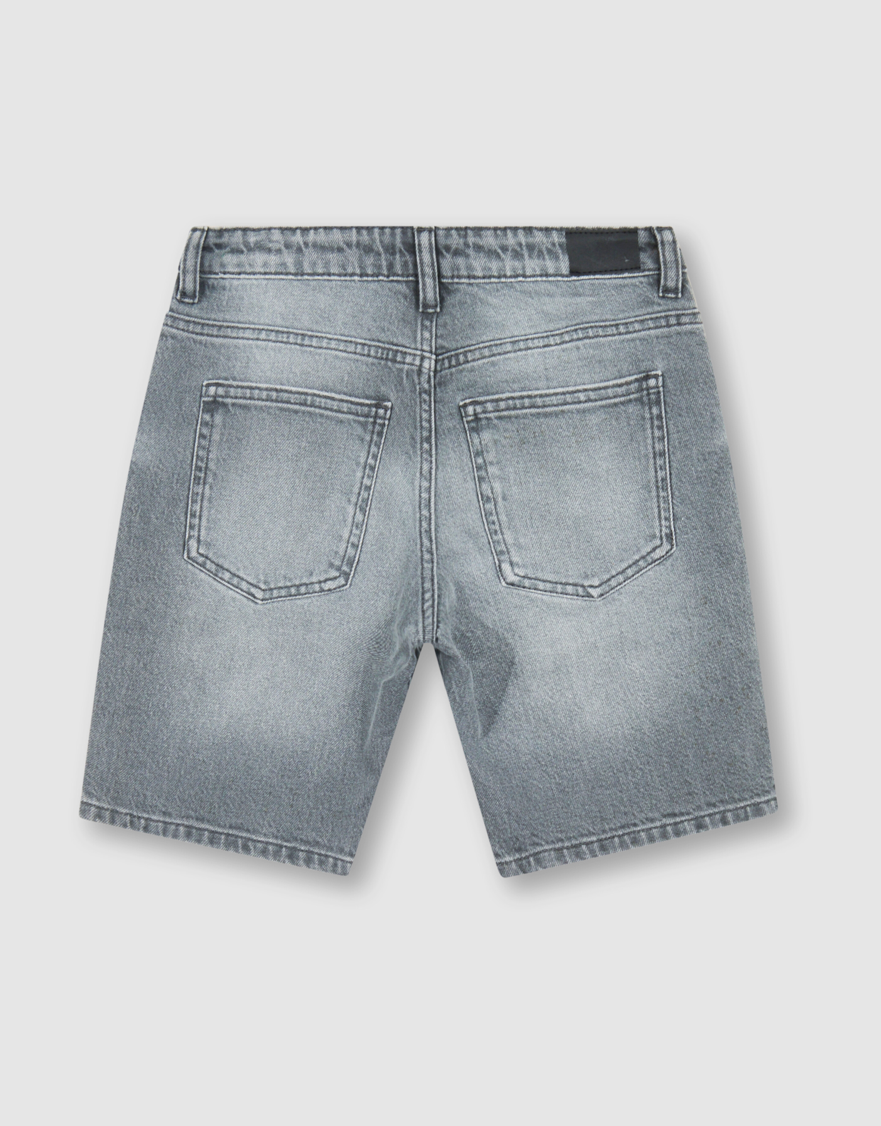 Straight Fit Jeansshorts Grau SHOEBY BOYS