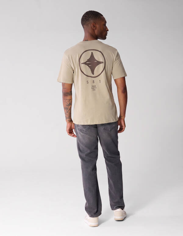 Kratzkunst T-Shirt Hellgr&uuml;n SHOEBY MEN