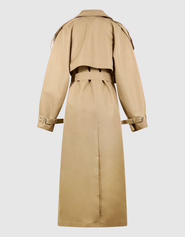 &Uuml;bergro&szlig;er Trenchcoat Zand von Lonneke SHOEBY WOMEN