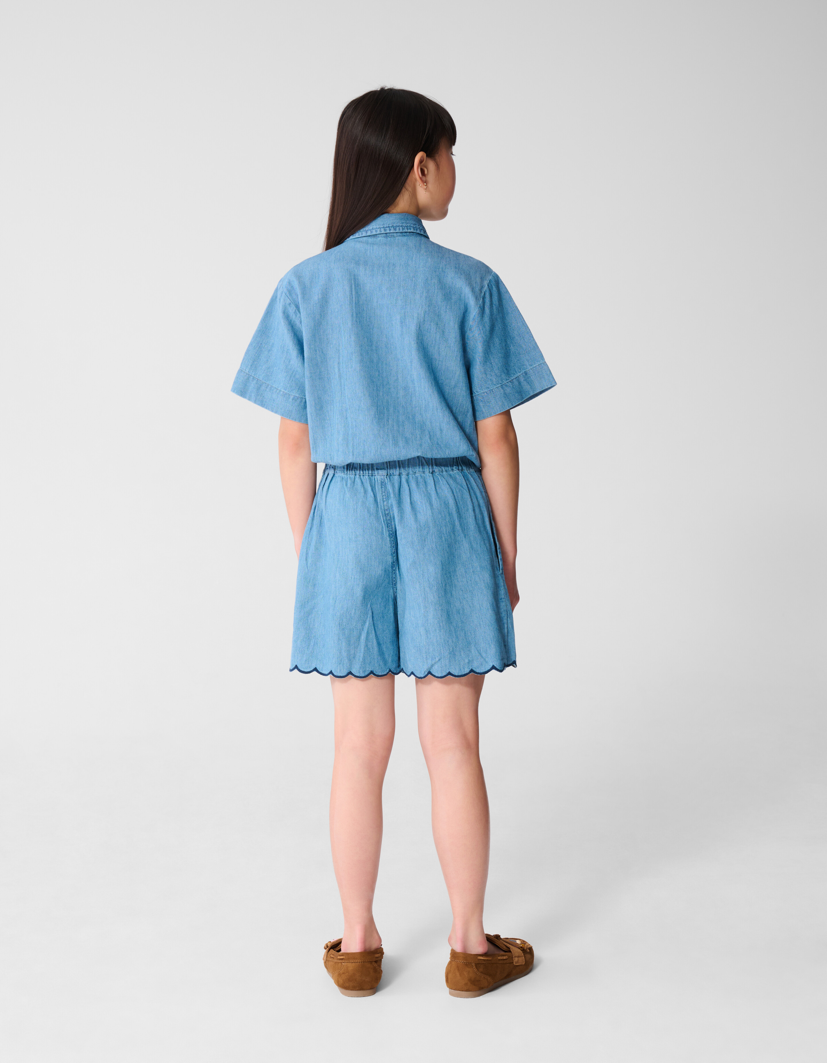 Heart Denim Jumpshort Hellblau SHOEBY GIRLS